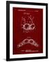 PP1004-Burgundy Push-up Bra Patent Poster-Cole Borders-Framed Giclee Print