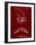 PP1004-Burgundy Push-up Bra Patent Poster-Cole Borders-Framed Giclee Print