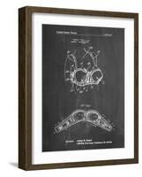 PP1004-Chalkboard Push-up Bra Patent Poster-Cole Borders-Framed Giclee Print