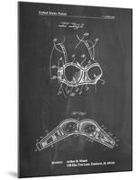 PP1004-Chalkboard Push-up Bra Patent Poster-Cole Borders-Mounted Giclee Print