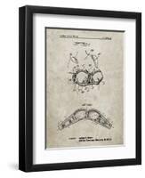 PP1004-Sandstone Push-up Bra Patent Poster-Cole Borders-Framed Giclee Print