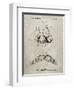 PP1004-Sandstone Push-up Bra Patent Poster-Cole Borders-Framed Giclee Print