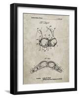 PP1004-Sandstone Push-up Bra Patent Poster-Cole Borders-Framed Giclee Print