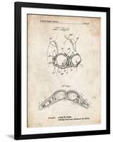 PP1004-Vintage Parchment Push-up Bra Patent Poster-Cole Borders-Framed Giclee Print