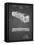 PP1006-Black Grid Railway Passenger Car Patent Poster-Cole Borders-Framed Stretched Canvas