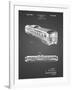 PP1006-Black Grid Railway Passenger Car Patent Poster-Cole Borders-Framed Giclee Print