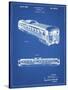 PP1006-Blueprint Railway Passenger Car Patent Poster-Cole Borders-Stretched Canvas