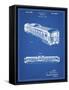PP1006-Blueprint Railway Passenger Car Patent Poster-Cole Borders-Framed Stretched Canvas