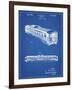 PP1006-Blueprint Railway Passenger Car Patent Poster-Cole Borders-Framed Giclee Print