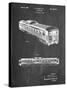 PP1006-Chalkboard Railway Passenger Car Patent Poster-Cole Borders-Stretched Canvas