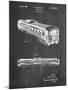 PP1006-Chalkboard Railway Passenger Car Patent Poster-Cole Borders-Mounted Giclee Print