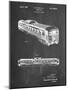 PP1006-Chalkboard Railway Passenger Car Patent Poster-Cole Borders-Mounted Giclee Print