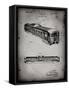 PP1006-Faded Grey Railway Passenger Car Patent Poster-Cole Borders-Framed Stretched Canvas