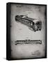 PP1006-Faded Grey Railway Passenger Car Patent Poster-Cole Borders-Framed Stretched Canvas