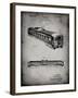 PP1006-Faded Grey Railway Passenger Car Patent Poster-Cole Borders-Framed Giclee Print