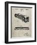 PP1006-Sandstone Railway Passenger Car Patent Poster-Cole Borders-Framed Giclee Print