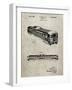 PP1006-Sandstone Railway Passenger Car Patent Poster-Cole Borders-Framed Giclee Print