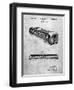 PP1006-Slate Railway Passenger Car Patent Poster-Cole Borders-Framed Giclee Print