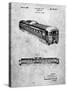 PP1006-Slate Railway Passenger Car Patent Poster-Cole Borders-Stretched Canvas