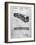 PP1006-Slate Railway Passenger Car Patent Poster-Cole Borders-Framed Giclee Print