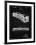 PP1006-Vintage Black Railway Passenger Car Patent Poster-Cole Borders-Framed Giclee Print