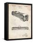 PP1006-Vintage Parchment Railway Passenger Car Patent Poster-Cole Borders-Framed Stretched Canvas