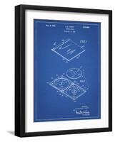 PP1008-Blueprint Record Album Patent Poster-Cole Borders-Framed Giclee Print