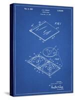 PP1008-Blueprint Record Album Patent Poster-Cole Borders-Stretched Canvas