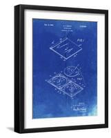 PP1008-Faded Blueprint Record Album Patent Poster-Cole Borders-Framed Giclee Print