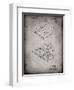 PP1008-Faded Grey Record Album Patent Poster-Cole Borders-Framed Giclee Print