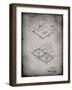 PP1008-Faded Grey Record Album Patent Poster-Cole Borders-Framed Giclee Print