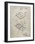 PP1008-Sandstone Record Album Patent Poster-Cole Borders-Framed Giclee Print