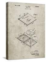PP1008-Sandstone Record Album Patent Poster-Cole Borders-Stretched Canvas