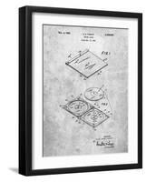 PP1008-Slate Record Album Patent Poster-Cole Borders-Framed Giclee Print