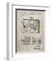 PP1009-Sandstone Record Player Patent Poster-Cole Borders-Framed Giclee Print