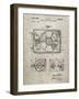 PP1009-Sandstone Record Player Patent Poster-Cole Borders-Framed Giclee Print