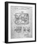 PP1009-Slate Record Player Patent Poster-Cole Borders-Framed Giclee Print