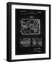 PP1009-Vintage Black Record Player Patent Poster-Cole Borders-Framed Giclee Print