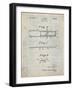 PP1010-Antique Grid Parchment Reed Patent Poster-Cole Borders-Framed Giclee Print