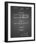 PP1010-Black Grid Reed Patent Poster-Cole Borders-Framed Giclee Print