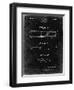 PP1010-Black Grunge Reed Patent Poster-Cole Borders-Framed Giclee Print