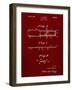 PP1010-Burgundy Reed Patent Poster-Cole Borders-Framed Giclee Print