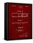 PP1010-Burgundy Reed Patent Poster-Cole Borders-Framed Stretched Canvas