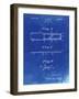 PP1010-Faded Blueprint Reed Patent Poster-Cole Borders-Framed Giclee Print