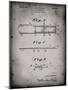 PP1010-Faded Grey Reed Patent Poster-Cole Borders-Mounted Giclee Print