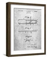 PP1010-Slate Reed Patent Poster-Cole Borders-Framed Giclee Print