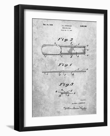 PP1010-Slate Reed Patent Poster-Cole Borders-Framed Giclee Print