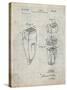 PP1011-Antique Grid Parchment Remington Electric Shaver Patent Poster-Cole Borders-Stretched Canvas