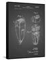 PP1011-Black Grid Remington Electric Shaver Patent Poster-Cole Borders-Framed Stretched Canvas