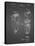 PP1011-Black Grid Remington Electric Shaver Patent Poster-Cole Borders-Stretched Canvas